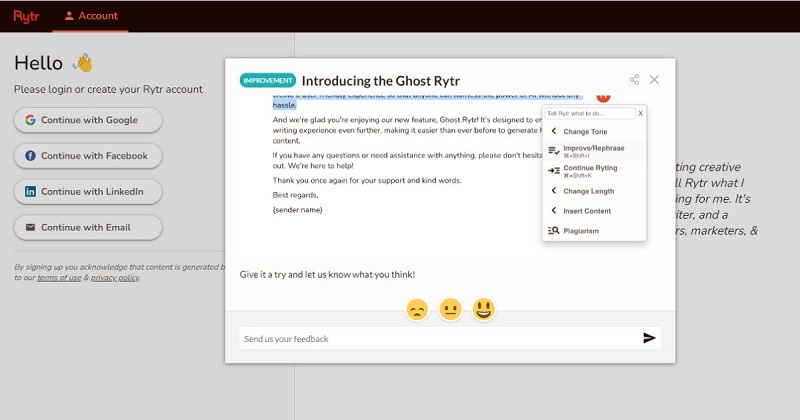 ai writing assistant