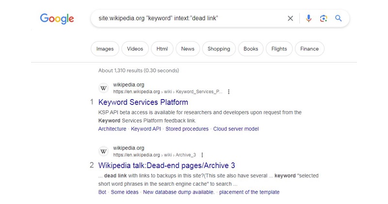 find broken links on website
