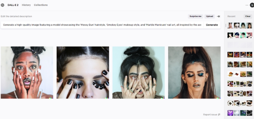 How To Use DALL-E-2: An In-depth Tutorial By Experts 19 Nail Arts, Makeup Style, Hairstyle, And Cosmetics