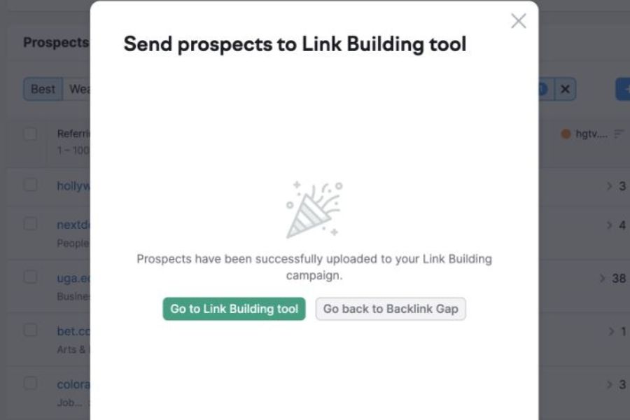 Competitors Backlinks: How To Thoroughly Analyze Them? 44 You have successfully saved your prospects.