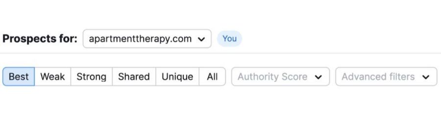 Competitors Backlinks: How To Thoroughly Analyze Them? 35 You can modify the results at the top of your results by applying filters tailored to your search criteria.