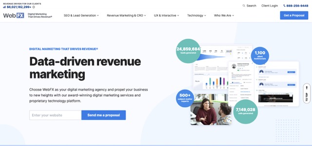 Top 5 Highest-Rating Digital Marketing Company in USA 12 2. WebFX
