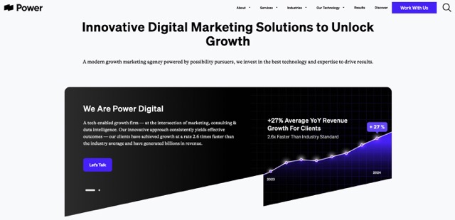 Top 5 Highest-Rating Digital Marketing Company in USA 16 5. Power Digital